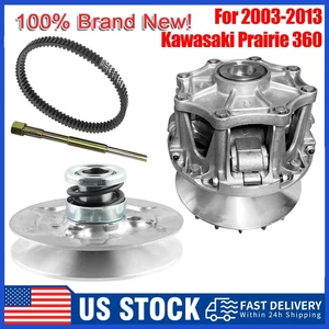For 2003~2013 Kawasaki Prairie 360 Primary & Secondary Clutch with Puller & Belt - Bild 1 von 15