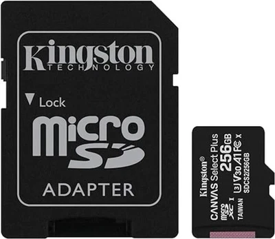 Kingston 256GB Canvas Select Plus microSDXC Card - Image 1 of 4