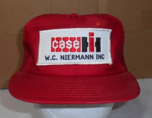 Red WC Niermann Inc. Case IH International Harvester Snapback Louisville Hat - Picture 1 of 9