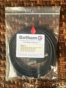 Conjunto de cable de micrófono Gotham GAC-2 19 pies - Imagen 1 de 2