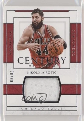 2016-17 Panini National Treasures Century Materials /99 Nikola Mirotic #61 - Image 1 of 2