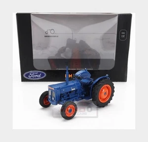 1:32 UNIVERSAL HOBBIES Fordson Super Dexta Tractor 1962 Blue Orange UH6273 Model - Picture 1 of 2