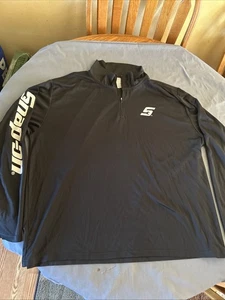 Snap-On Shirt 1/4 Zip Pullover schwarz Herren XL - leichtes Mesh Base Layer Arbeit - Bild 1 von 8