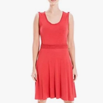 Vestido Max Studio Sin Mangas Tejido Corto Terracota Talla L NUEVO Viaje Ligero Foto 1 de 4