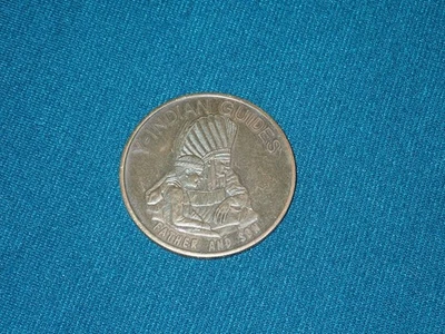 Moneda Padre e Hijo Guías Indios Y 1977 Foto 1 de 3