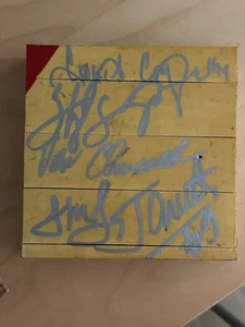 Piece of History WNBA COMETS  Summit Floor w/ Red Autographed Swoopes Cooper - Picture 1 of 9