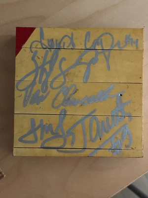 Piece of History WNBA COMETS  Summit Floor w/ Red Autographed Swoopes Cooper - Image 1 of 4