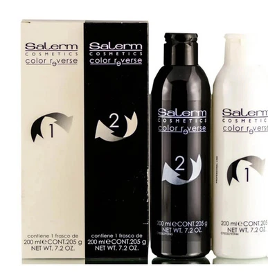 Salerm Color Reverse Pack 2 botellas 7,2 OZ & 6,9 OZ. -Con elegante peine Foto 1 de 4