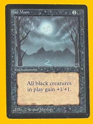 MTG BAD MOON Beta (OldManMTG 012-415) - Image 1 of 4