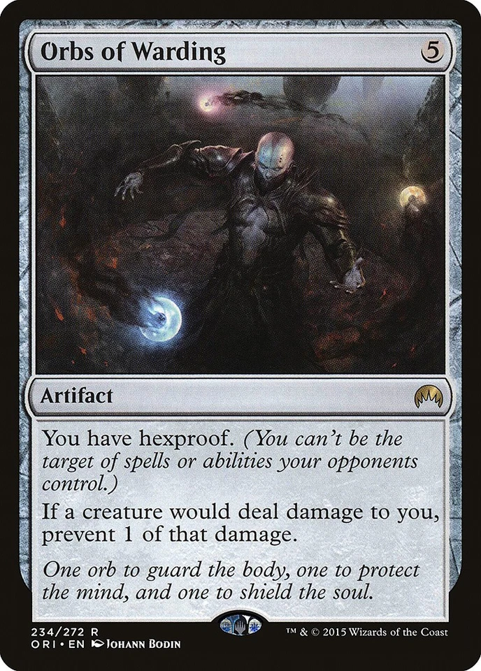 Orbs of Warding Magic Origins PLD Artifact Rare MAGIC GATHERING CARD ABUGames - Image 1 of 1