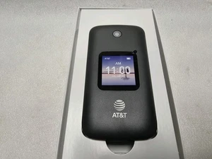 Alcatel 4052R 2.8" 4GB Memory AT&T GSM SmartPhone Black Flip Phone - Picture 1 of 5