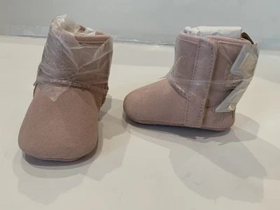 UGG младенца Baby розовый Jesse бант ботинки, размер 0/1 - Изображение 1 из 4