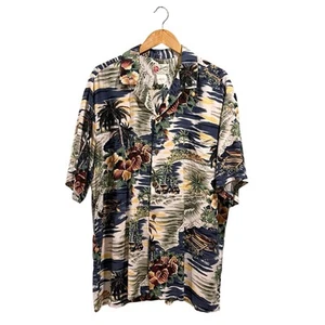 Hilo Hattie Button Shirt Size 2 XL Hawaiian Original Rayon Short Sleeve Tropical - Picture 1 of 8