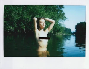 Original Art Nude Polaroid Instax Wide - Lauryn Wolfe *PLAYBOY MODEL* - Picture 1 of 1