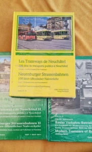 Eisenbahn Bücher Neuenburger Straßenbahn + Baseler Verkehrsbetriebe - Bild 1 von 4