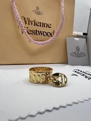 Anillo Vivienne Westwood Brutus Oro 925 Grabado con Embalaje de Regalo - Unisex 🎁 Foto 1 de 4