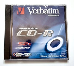 CD-R 700 Mb 52x VERBATIM Data Life Plus - Super Azo (NEUF / MINT) - Photo 1/2