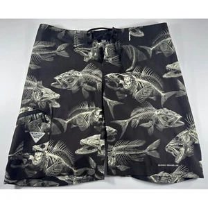 Columbia PFG Board Shorts Pez Esqueleto Omni-Escudo Bañador 34 - Imagen 1 de 9
