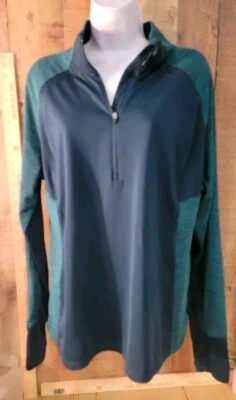 Pulôver feminino Danskin Now Dri-More Activewear 1/4 zíper tamanho grande - Imagem 1 de 4