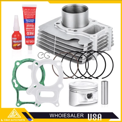 68.5mm Cylinder Piston Gasket Top End Kit For Honda TRX250EX Sportra 2001-2008 - Image 1 of 4