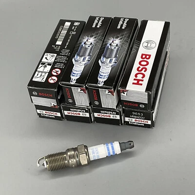 BOSCH OE Double Iridium Spark Plug 8PCS For 1984-01 Buick GMC Chevrolet Pontiac — 第 1/3 张图片