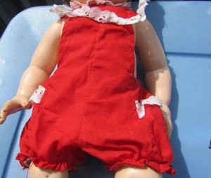 Vintage Baby Doll Clothing Sun Suit Romper 1970's - Picture 1 of 12