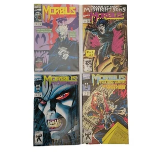Lot of 4 Morbius The Living Vampire 1,  2, 3 & 7 Marvel 1992 series - Picture 1 of 12