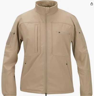 Propper BA Tactical Tan Soft Shell jacket Size large Lightly USED - Image 1 of 4