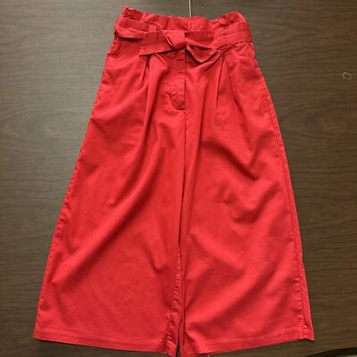 Pantalones Janie And Jack rojos de pierna ancha talla 8 Foto 1 de 4