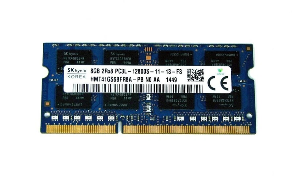 Hynix 8GB PC3-12800 (DDR3-1600) Memory (HMT41GS6BFR8APB)