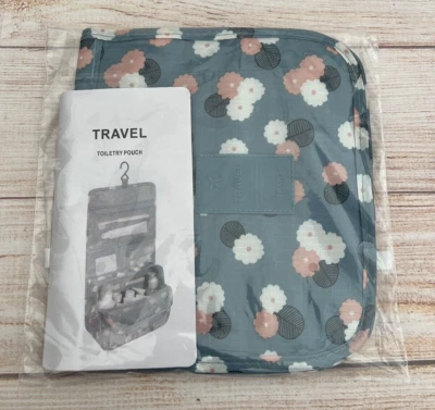 BOLSA COLGANTE DE VIAJE PARA MAQUILLAJE COSMÉTICO ORGANIZADOR MARGARITA COMO NUEVA FLORAL Foto 1 de 4