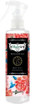 KAMINOMOTO Hairie Quick Blow Mist Rose Lily Fragrance 180ml - Image 1 of 4