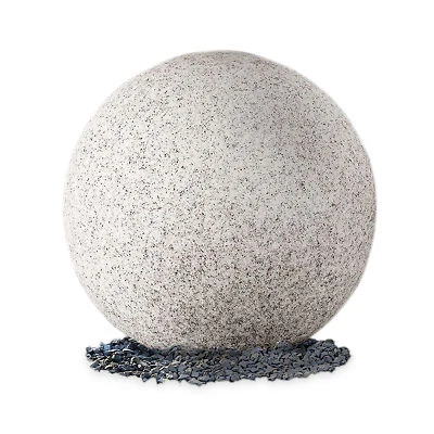 Garten Leuchtkugel STONO 30, IP65, inkl. E27-LED OSRAM 10W und 3m Kabel, Ø 30cm - Bild 1 von 4