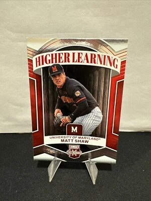 2023 Panini Elite Extra Edition-Higher Learning-Matt Shaw #HL-9 - Image 1 of 2