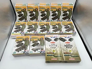Lot Of 14 F-Toys World Tank Museum Kit Vol. 2 & Dragon Panzer Korps 1/144 Models - Picture 1 of 5