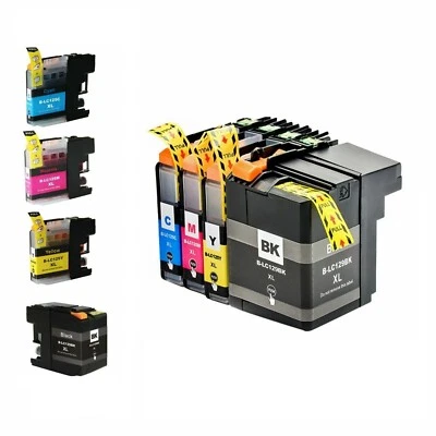 non-OEM Ink Cartridges LC129XL & LC125XL For Brother MFC-J6720DW MFC-J6520DW - Image 1 of 4