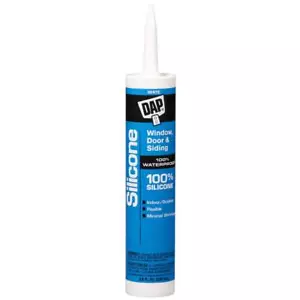 DAP 8646 White Indoor/Outdoor Silicone Sealant 10.1 fl. oz. (Pack of 12) - Picture 1 of 2