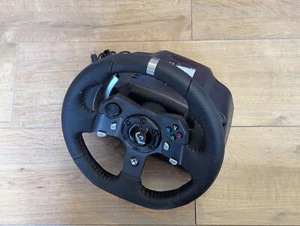 Wheel ONLY Logitech G920 Driving Force steering racing wheel for Xbox PC READ C - Afbeelding 1 van 15