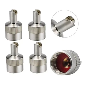 4/8x Ventilkappen Ventilausdreher Autoventil AV Ventil PKW Auto Ventilschlüssel - Bild 1 von 7