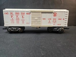 Marx 5595 Dairy Products Operating Reefer w/opening door& man & milkcar - Picture 1 of 13
