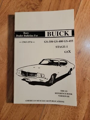 Boletins de revendedor raros para 1965-1974 Buick GS, Stage 1 e GSX - Imagem 1 de 4