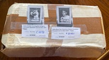 Willie May & Duke Snider Porcelain Baseball Card Limited Edi Topps COA