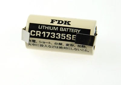 SANYO FDK SANYO / FDK CR17335SE Lötfahne CR 17335 SE Batterie 3V - 2/3A CR17335