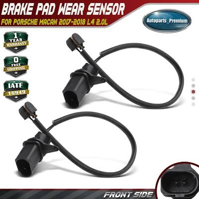 2x Front LH & RH Disc Brake Pad Wear Sensor for Porsche Macan 2017-2018 L4 2.0L - Image 1 of 4
