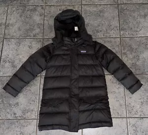 PatagoniaDown For Fun Coat Girls' Size S Age 7-8 Black - Picture 1 of 7