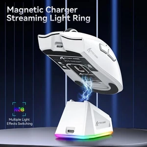 ATTACK SHARK X11 Lightweight Wireless Gaming Mouse  22000 RGB Backlight Charging - Picture 1 of 15