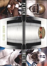 2008 Donruss Gridiron Gear Player Timeline Gold #19 DeShaun Foster /100