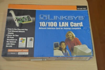 `Linksys Etherfast 10/100 LAN PCI Card (Model LNE 100TX) New Sealed - Image 1 of 4
