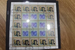MINT 1993 WOMEN IN PARLIAMENT PARLIAMENTARY SHEETLET PANE OF 25 STAMPS - CTO - Picture 1 of 1