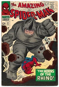 🔑Amazing Spider-Man (1966) #41 * 1st Rhino * John Romita Sr / Stan Lee 🔥🔥🔥 - Picture 1 of 2